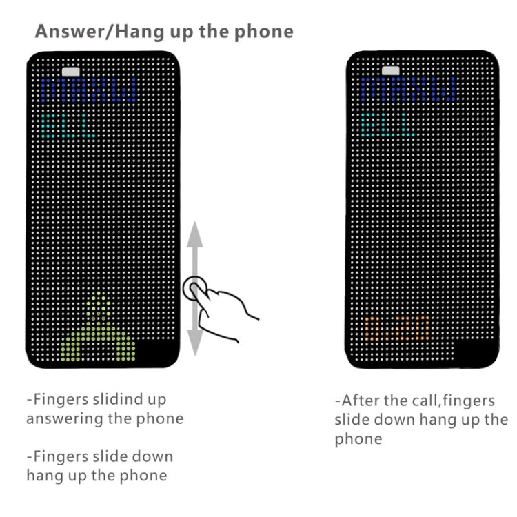 For HTC Desire 820 Smart Flip Dot View Leather Case with Sleep and Wake-up Function