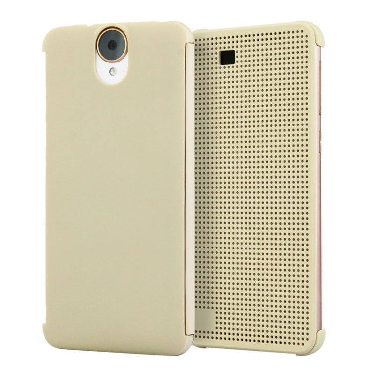 For HTC One E9+ Smart Flip Dot View Case with Sleep and Wake-up Function