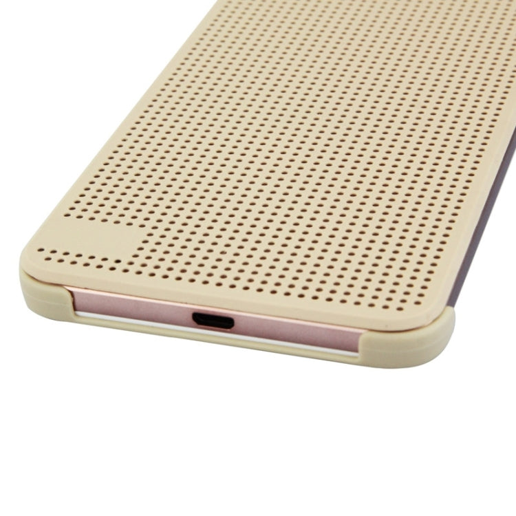 For HTC One E9+ Smart Flip Dot View Case with Sleep and Wake-up Function