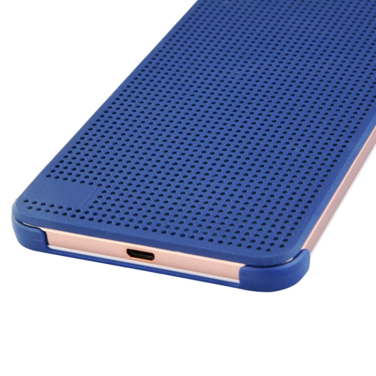 For HTC One E9+ Smart Flip Dot View Case with Sleep and Wake-up Function