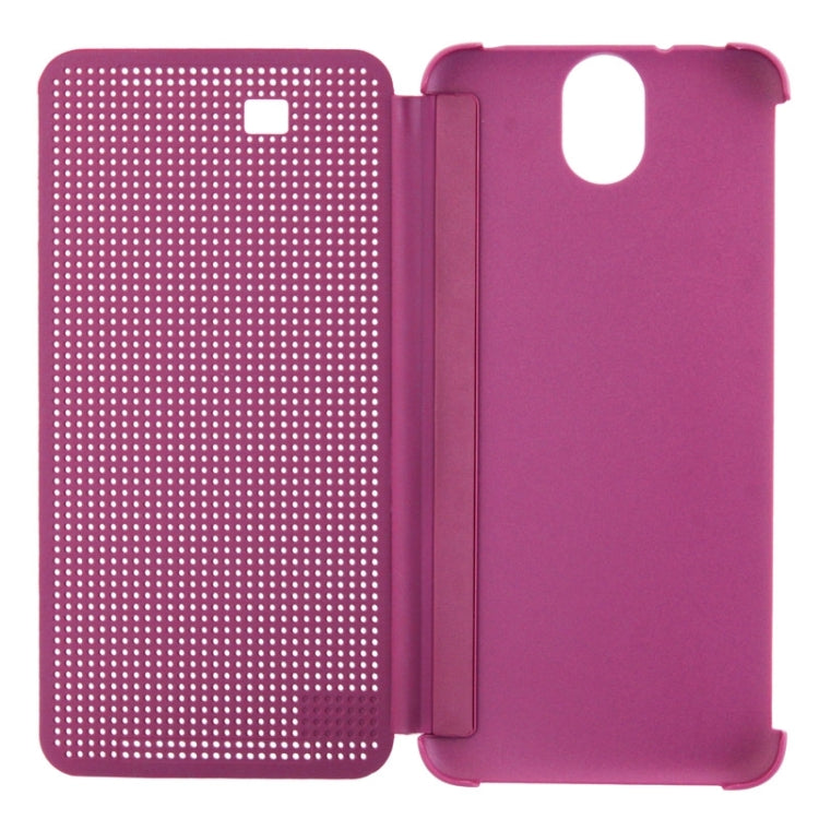 For HTC One E9+ Smart Flip Dot View Case with Sleep and Wake-up Function