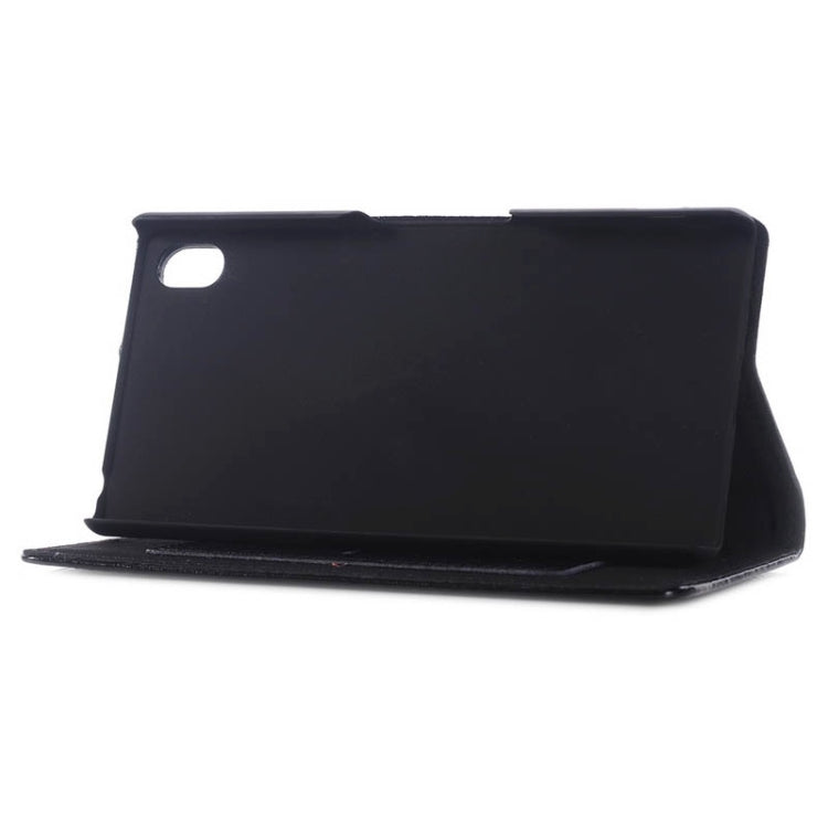 Crazy Horse Texture Horizontal Flip Genuine Leather Case with Card Slots & Holder for Sony Xperia Z3+