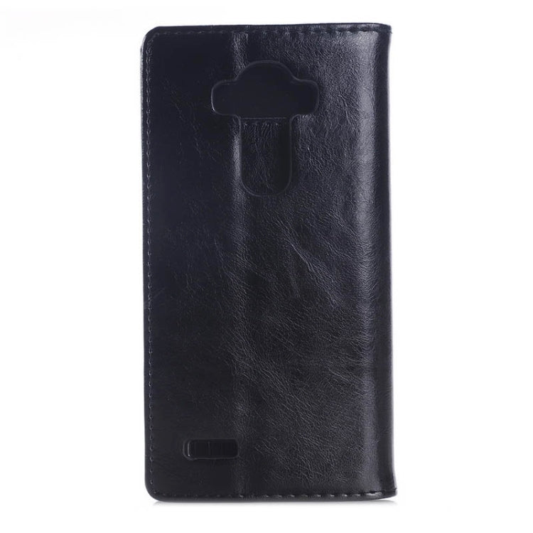 Crazy Horse Texture Horizontal Flip Genuine Leather Case with Card Slots & Holder for LG G4