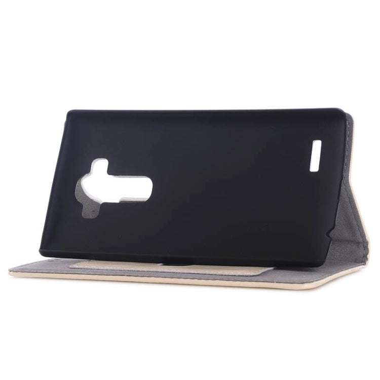 Crazy Horse Texture Horizontal Flip Genuine Leather Case with Card Slots & Holder for LG G4