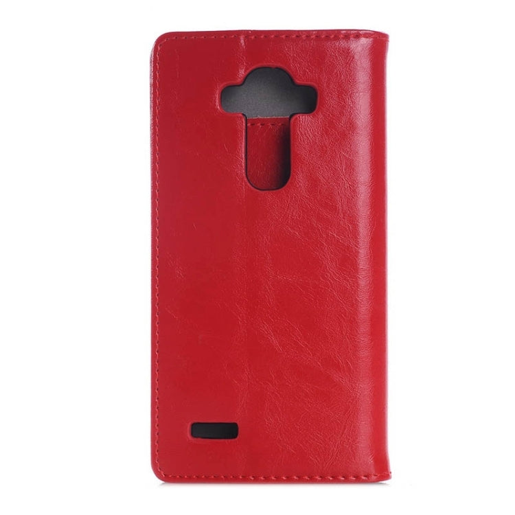 Crazy Horse Texture Horizontal Flip Genuine Leather Case with Card Slots & Holder for LG G4