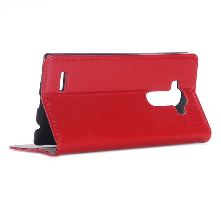 Crazy Horse Texture Horizontal Flip Genuine Leather Case with Card Slots & Holder for LG G4