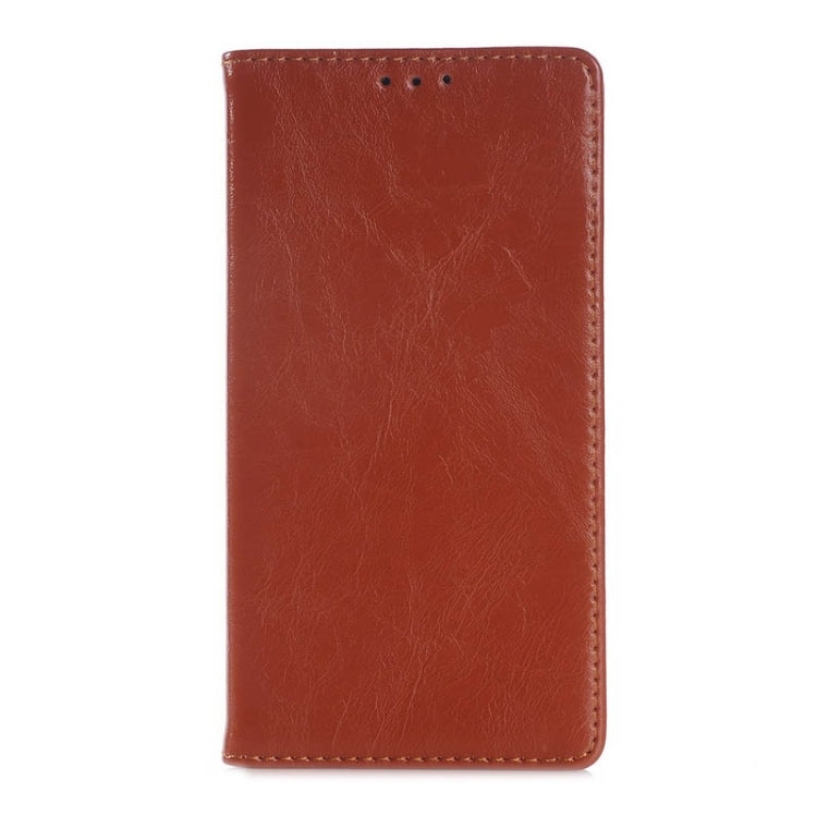 Crazy Horse Texture Horizontal Flip Genuine Leather Case with Card Slots & Holder for LG G4