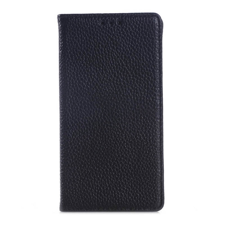Litchi Texture Horizontal Flip Genuine Leather Case with Card Slots & Holder for LG G4