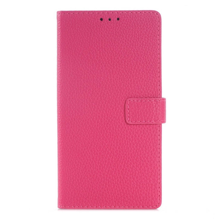 Litchi Texture Horizontal Flip Magnetic Buckle Leather Case with Card Slots & Wallet & Holder for LG G4