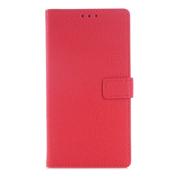 Litchi Texture Horizontal Flip Magnetic Buckle Leather Case with Card Slots & Wallet & Holder for LG G4