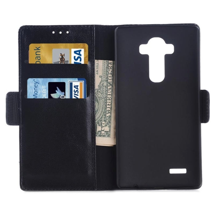 Oil Skin Texture Horizontal Flip Leather Case with Card Slots & Wallet & Holder for LG G4