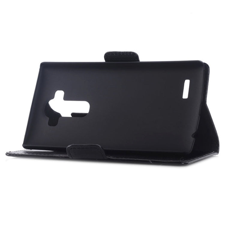 Oil Skin Texture Horizontal Flip Leather Case with Card Slots & Wallet & Holder for LG G4