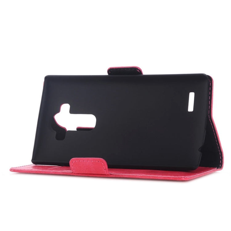 Oil Skin Texture Horizontal Flip Leather Case with Card Slots & Wallet & Holder for LG G4