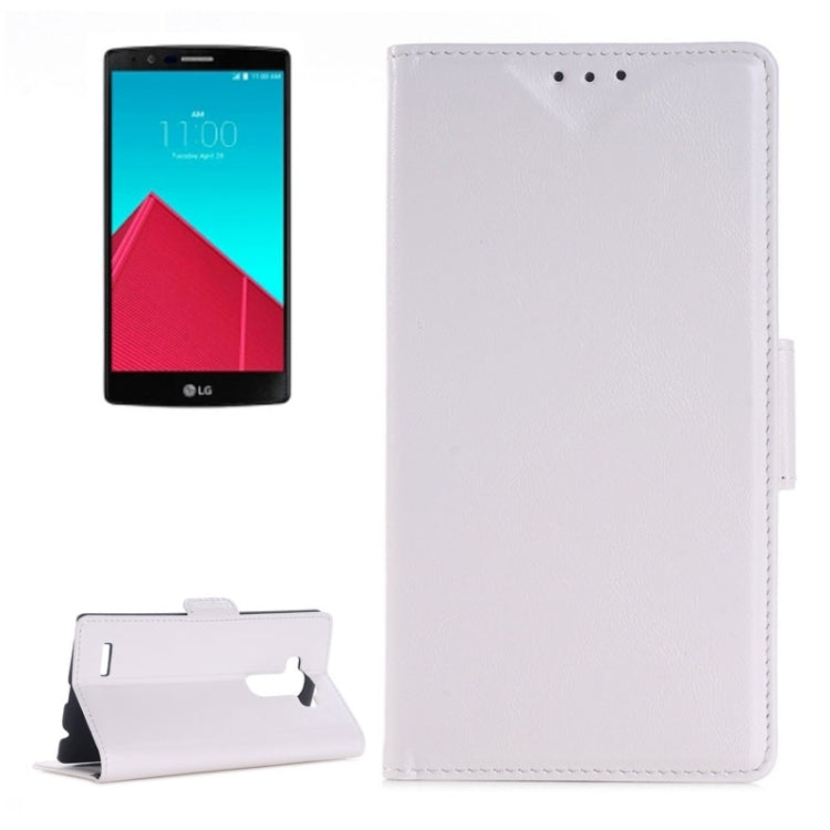 Oil Skin Texture Horizontal Flip Leather Case with Card Slots & Wallet & Holder for LG G4