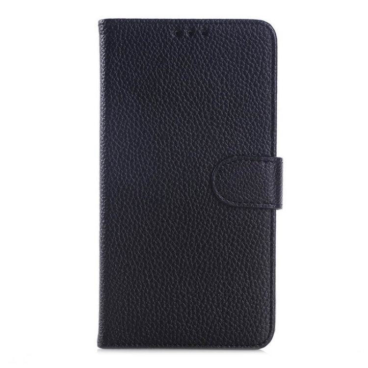 Litchi Texture Horizontal Flip Magnetic Buckle Leather Case with Card Slots & Wallet & Holder for Huawei Ascend Mate 7