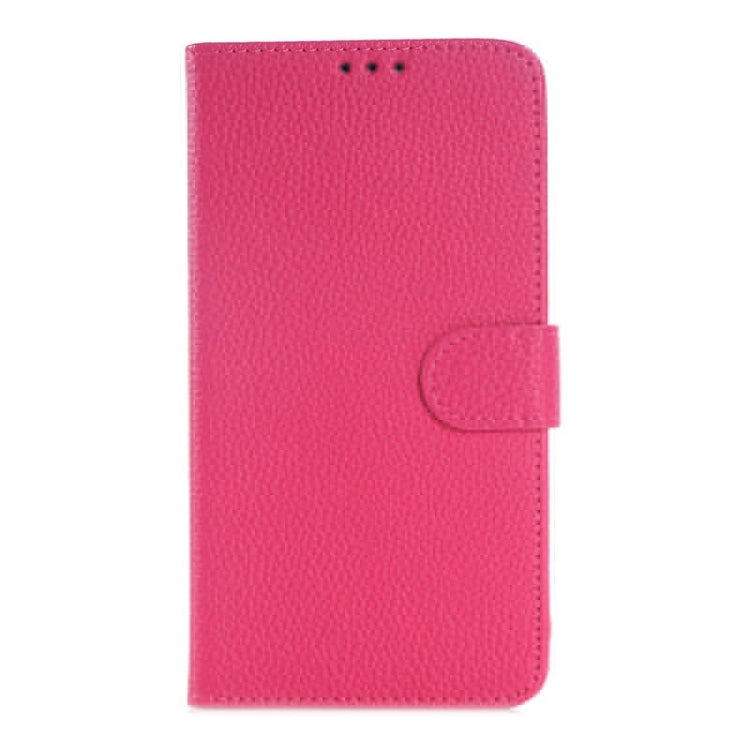 Litchi Texture Horizontal Flip Magnetic Buckle Leather Case with Card Slots & Wallet & Holder for Huawei Ascend Mate 7