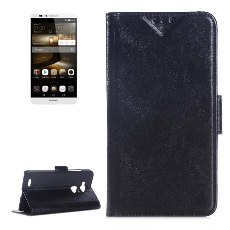 Oil Skin Texture Horizontal Flip Leather Case with Card Slots & Wallet & Holder for Huawei Ascend Mate 7
