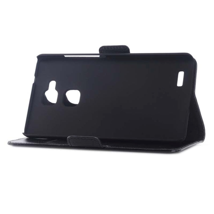 Oil Skin Texture Horizontal Flip Leather Case with Card Slots & Wallet & Holder for Huawei Ascend Mate 7