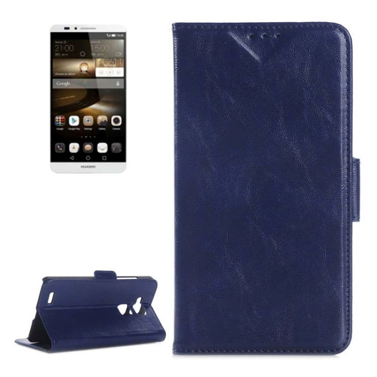 Oil Skin Texture Horizontal Flip Leather Case with Card Slots & Wallet & Holder for Huawei Ascend Mate 7