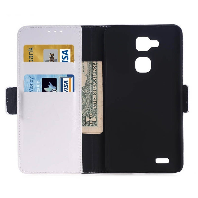 Oil Skin Texture Horizontal Flip Leather Case with Card Slots & Wallet & Holder for Huawei Ascend Mate 7