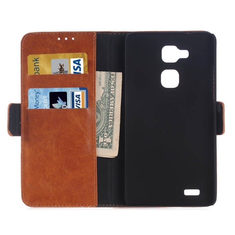 Oil Skin Texture Horizontal Flip Leather Case with Card Slots & Wallet & Holder for Huawei Ascend Mate 7