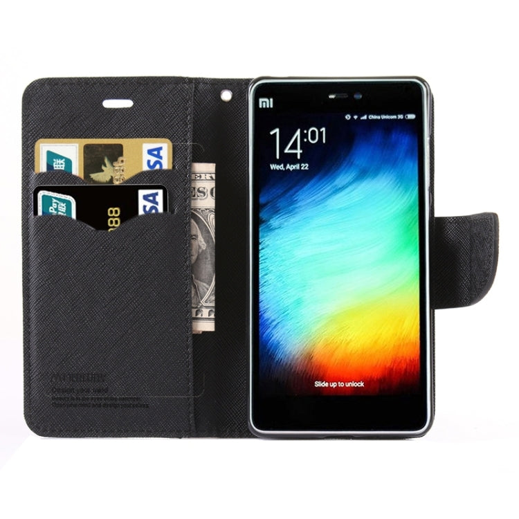 For Xiaomi Mi 4c / 4i Cross Texture Horizontal Flip Leather Case with Holder & Card Slots & Wallet