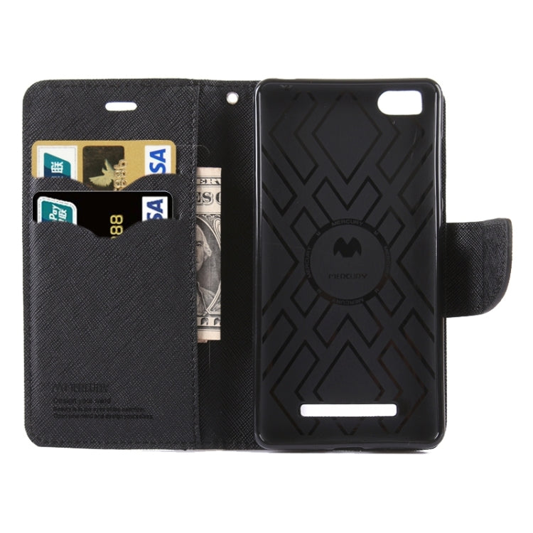 For Xiaomi Mi 4c / 4i Cross Texture Horizontal Flip Leather Case with Holder & Card Slots & Wallet