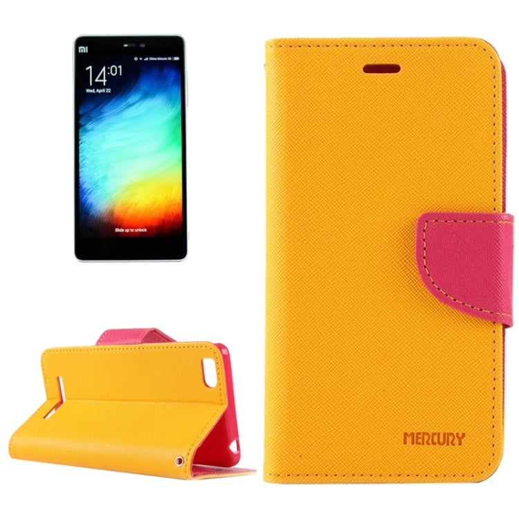 For Xiaomi Mi 4c / 4i Cross Texture Horizontal Flip Leather Case with Holder & Card Slots & Wallet