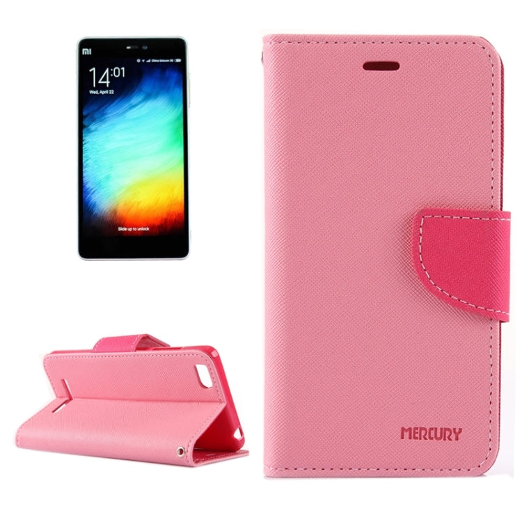 For Xiaomi Mi 4c / 4i Cross Texture Horizontal Flip Leather Case with Holder & Card Slots & Wallet