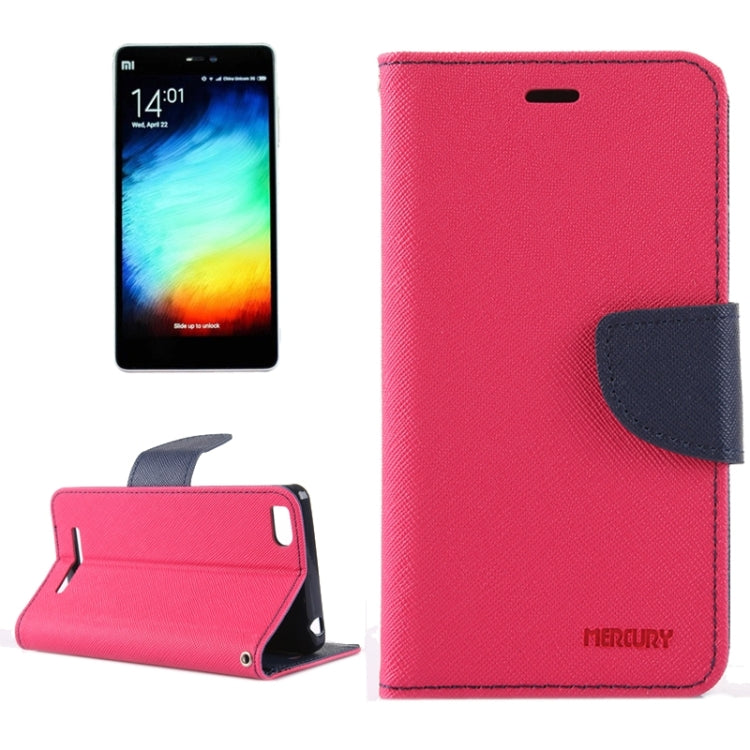 For Xiaomi Mi 4c / 4i Cross Texture Horizontal Flip Leather Case with Holder & Card Slots & Wallet