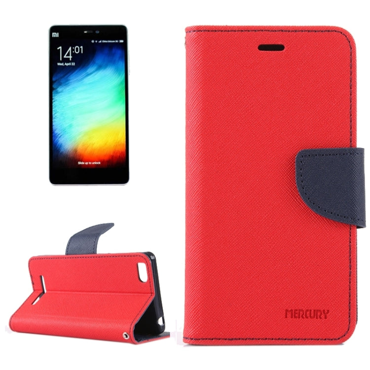 For Xiaomi Mi 4c / 4i Cross Texture Horizontal Flip Leather Case with Holder & Card Slots & Wallet