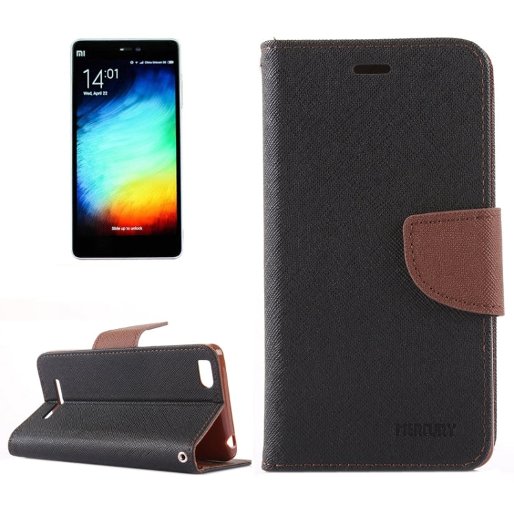 For Xiaomi Mi 4c / 4i Cross Texture Horizontal Flip Leather Case with Holder & Card Slots & Wallet