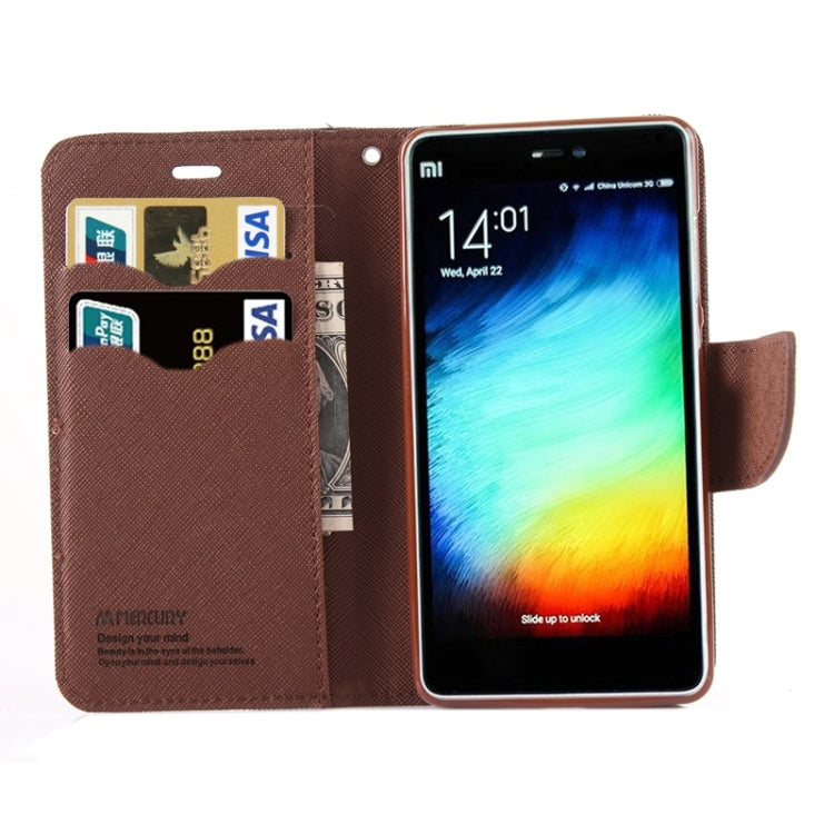 For Xiaomi Mi 4c / 4i Cross Texture Horizontal Flip Leather Case with Holder & Card Slots & Wallet