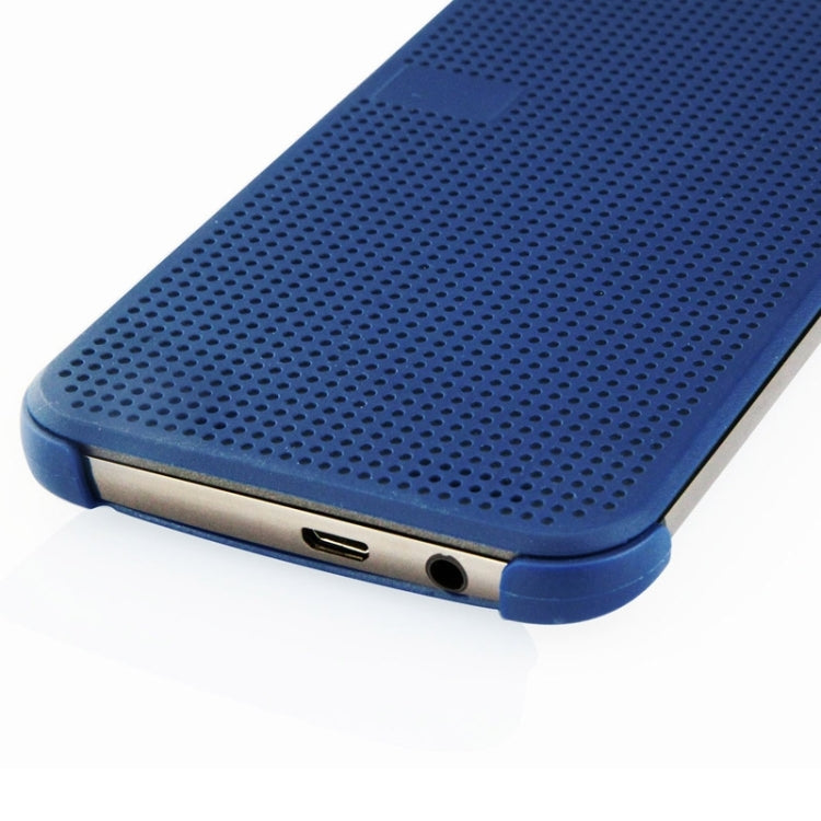 For HTC One M9+ / M9 Plus Smart Flip Dot View Case with Sleep and Wake-up Function
