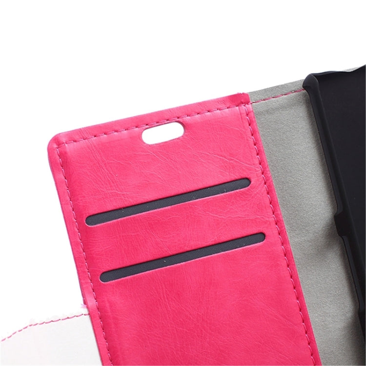Crazy Horse Texture Color Matching Flip Leather Case with Holder & Card Slots & Wallet for Sony Xperia Z4 Compact