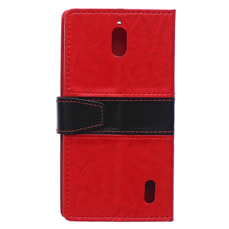 Horizontal Flip Color Matching Leather Case with Holder & Card Slots & Wallet for Huawei Y625