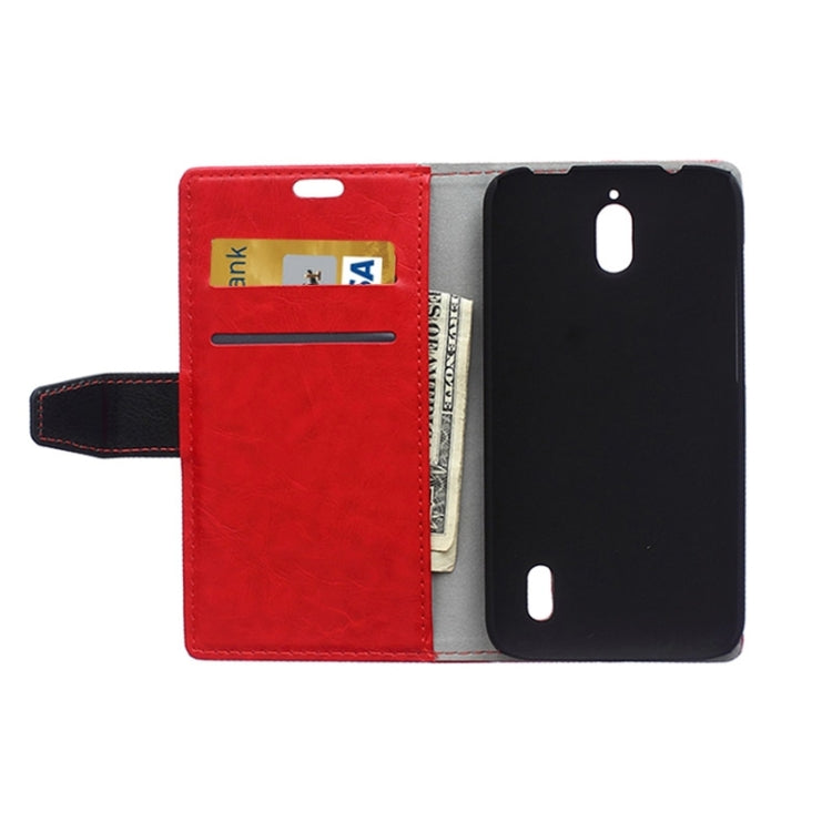Horizontal Flip Color Matching Leather Case with Holder & Card Slots & Wallet for Huawei Y625