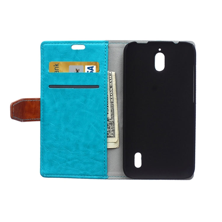 Horizontal Flip Color Matching Leather Case with Holder & Card Slots & Wallet for Huawei Y625