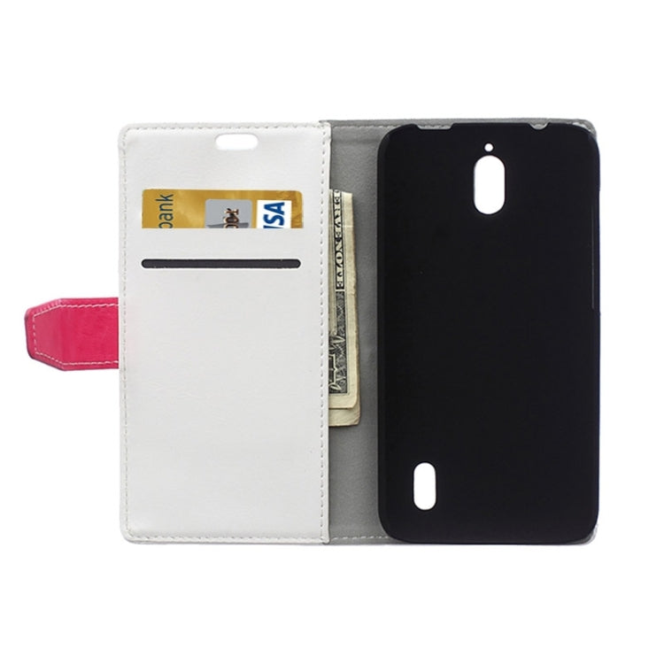 Horizontal Flip Color Matching Leather Case with Holder & Card Slots & Wallet for Huawei Y625