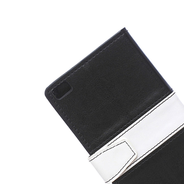 Horizontal Flip Color Matching Leather Case with Holder & Card Slots & Wallet for Huawei P8 Lite