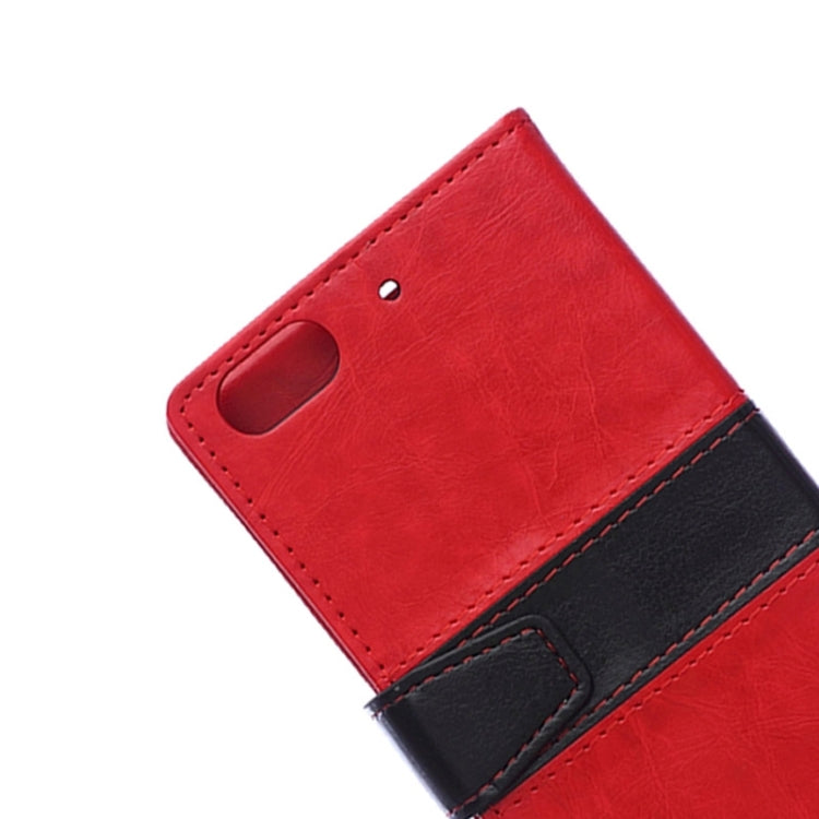 Horizontal Flip Color Matching Leather Case with Holder & Card Slots & Wallet for Huawei Honor 4C
