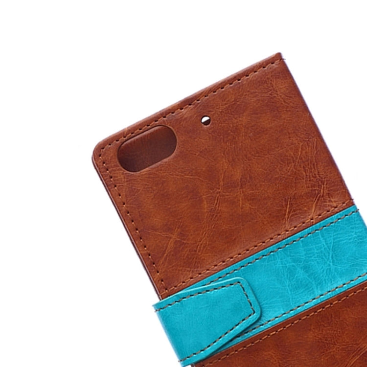 Horizontal Flip Color Matching Leather Case with Holder & Card Slots & Wallet for Huawei Honor 4C