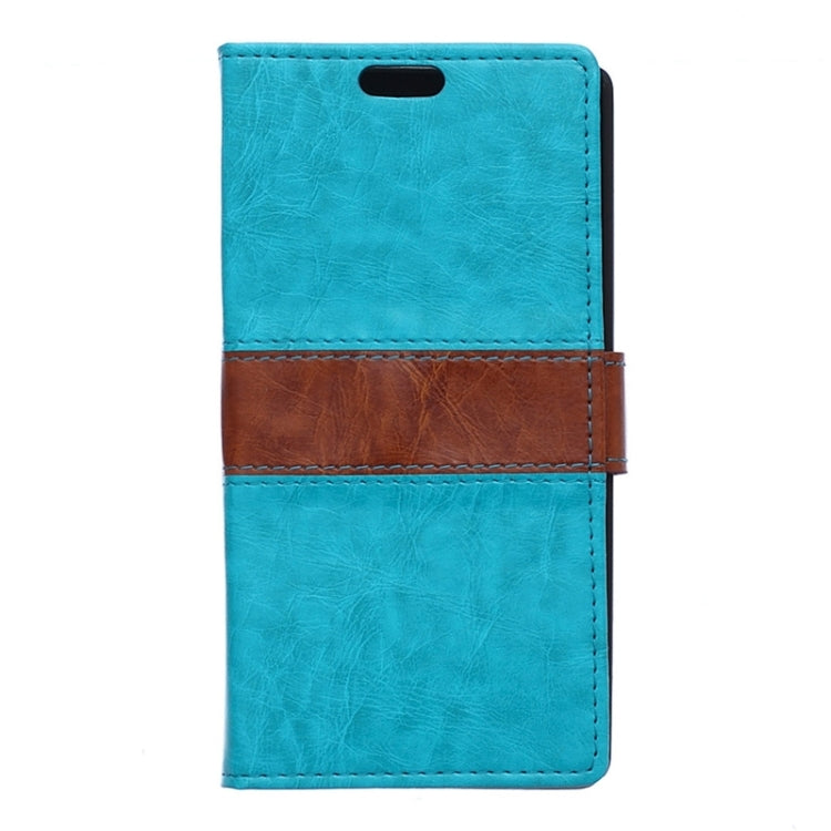Crazy Horse Texture Horizontal Flip Color Matching Leather Case with Card Slots & Wallet & Holder for LG AKA