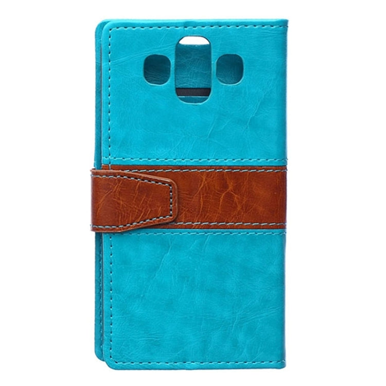 Crazy Horse Texture Horizontal Flip Color Matching Leather Case with Card Slots & Wallet & Holder for LG AKA