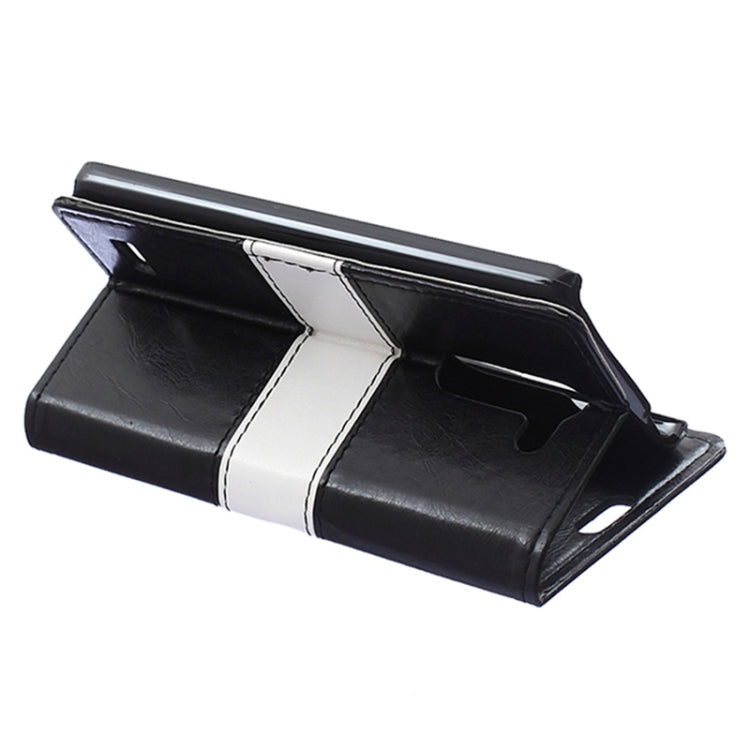 Crazy Horse Texture Horizontal Flip Color Matching Leather Case with Card Slots & Wallet & Holder for LG L Bello / D331