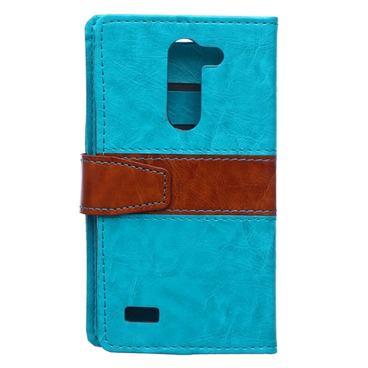 Crazy Horse Texture Horizontal Flip Color Matching Leather Case with Card Slots & Wallet & Holder for LG L Bello / D331