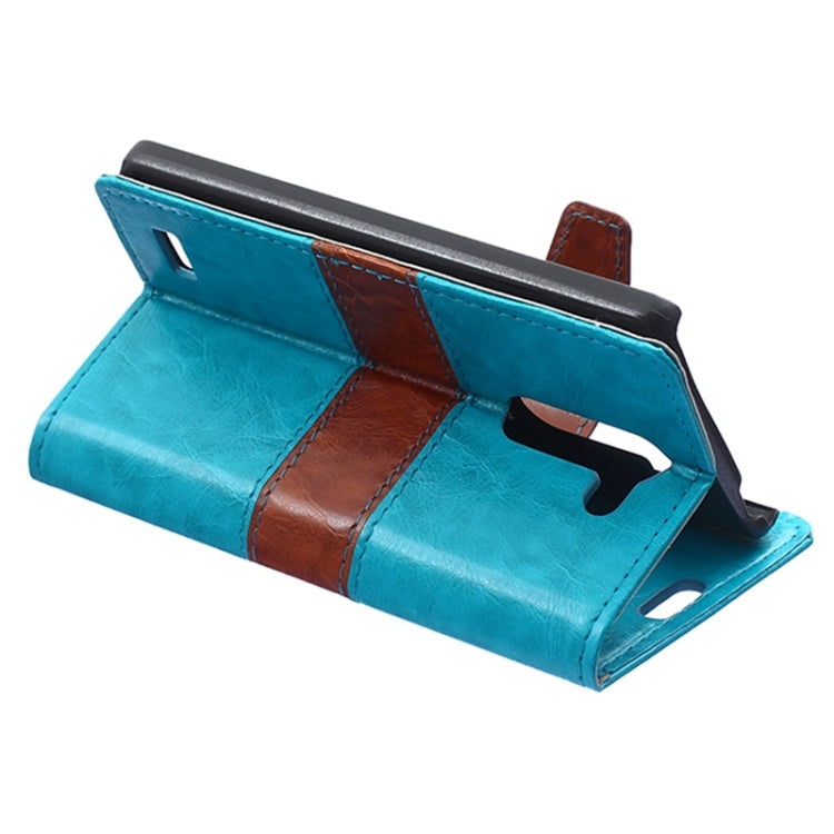 Crazy Horse Texture Horizontal Flip Color Matching Leather Case with Card Slots & Wallet & Holder for LG L Bello / D331