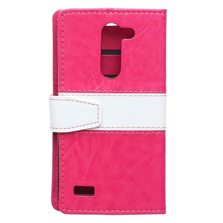 Crazy Horse Texture Horizontal Flip Color Matching Leather Case with Card Slots & Wallet & Holder for LG L Bello / D331