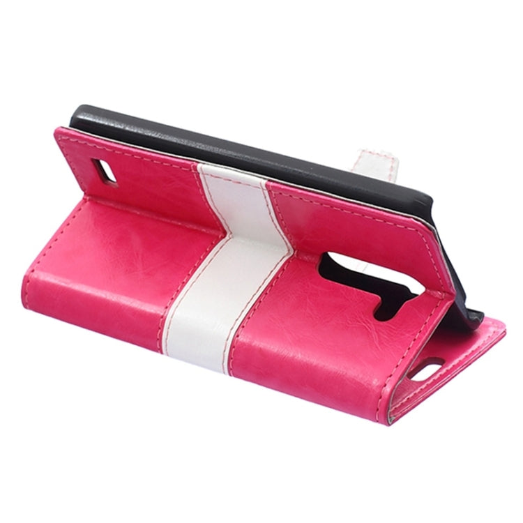 Crazy Horse Texture Horizontal Flip Color Matching Leather Case with Card Slots & Wallet & Holder for LG L Bello / D331