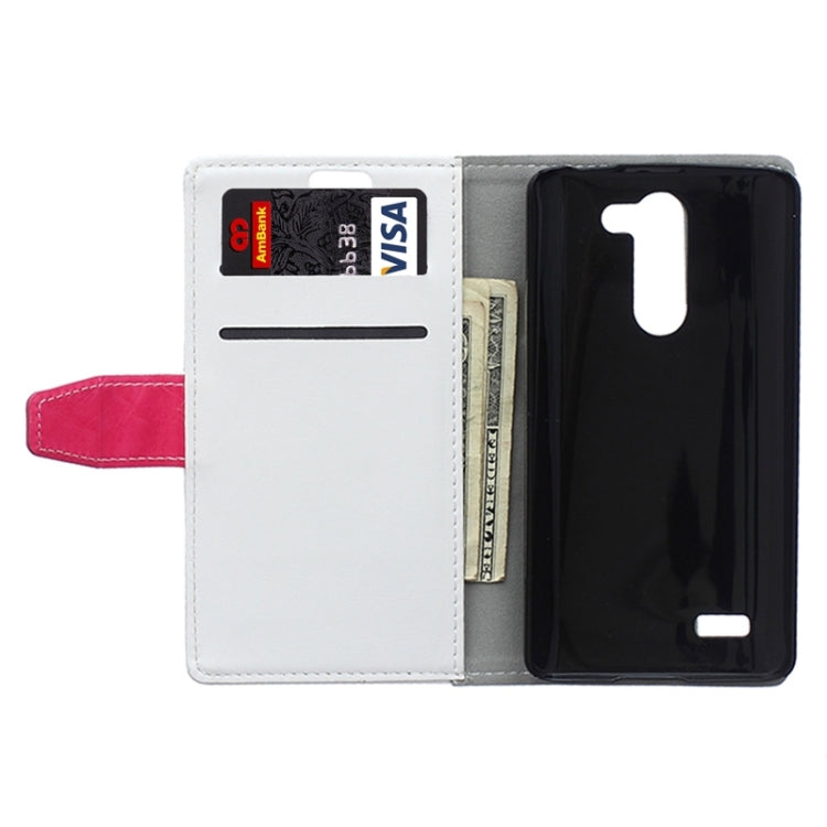 Crazy Horse Texture Horizontal Flip Color Matching Leather Case with Card Slots & Wallet & Holder for LG L Bello / D331